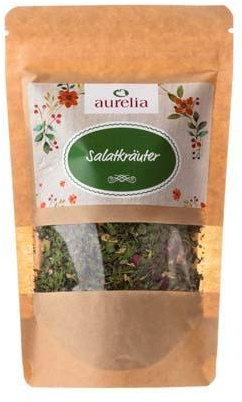 Aurelia Salatkräuter 25g – Bunte, getrocknete Kräutermischung für Salate, Dressings & Brot – Ohne Zusätze, glutenfrei