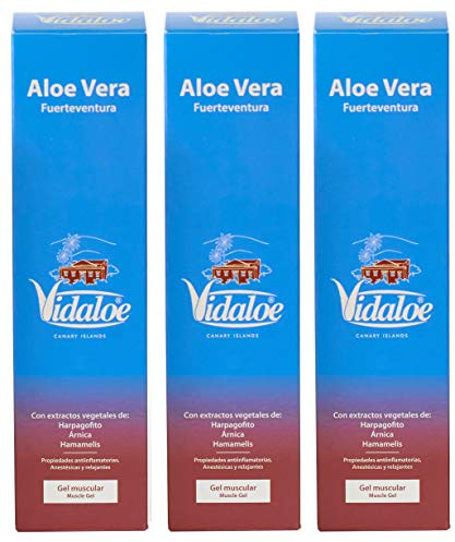 Vidaloe Aloe Vera Muscle Gel 250ml - 3 Einheiten