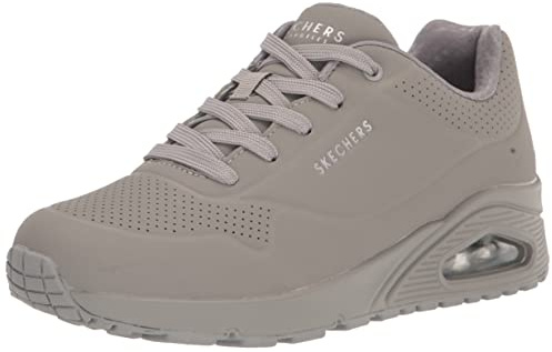 Skechers Uno Stand On Air, Scarpe da ginnastica Donna, Gray Durabuck Mesh, 37 EU