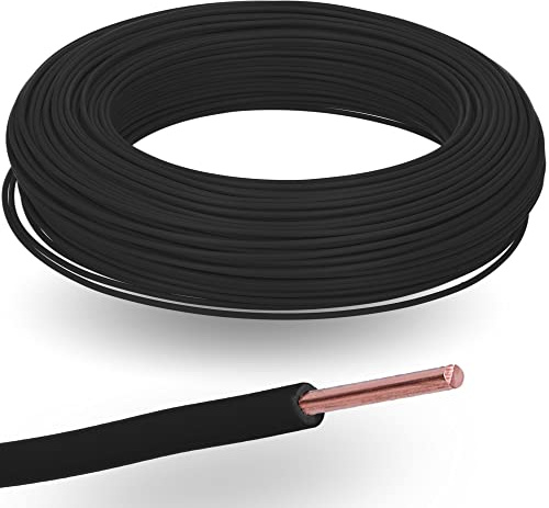 100 Meter Lapp 4527012 H07V-U PVC Aderleitung I starr eindrähtig I Draht Einzelader 2,5 mm² Leitung schwarz