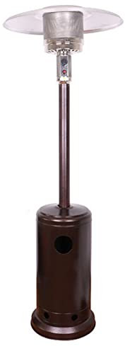 Réchauffeur en Plein Air, Radiateur De Patio, Réchauffeur De Patio à Gaz Naturel Parapluie, Contient Un Tuyau De Gaz Naturel De 16 Pieds De Long, Un Radiateur Extérieur à Gaz De Style Parapluie