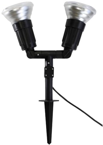 Megatron MT70814 Cappi 2 Gartenleuchte E27 Schwarz