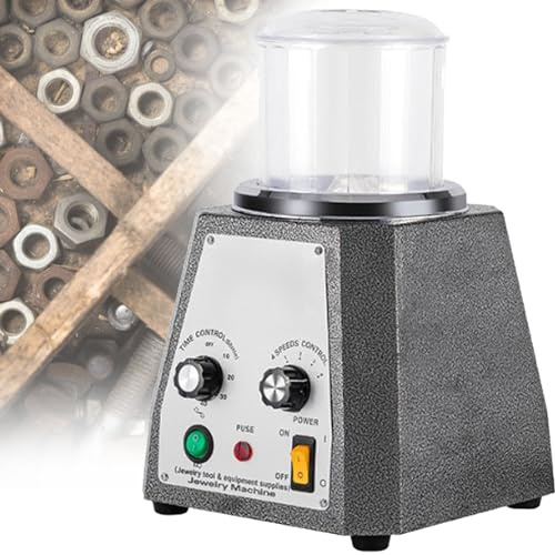 Solimicatore di tumbler di gioielli,macchina per lucidatrice di gioielli magnetici,finitore di bicchieri lucidatrice di gioielli facili da usare mini lucidante