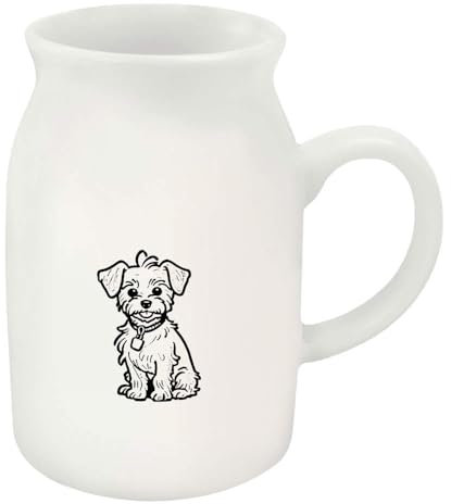 Azeeda 300ml 'Yorkie Poo Dog' Ceramic Milk Jug (MJ00015372)