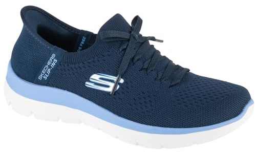 Skechers Damen Summits New Daily Sneakers, Navy, 37 EU
