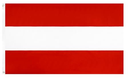 Rockreyoa Bandera de Polonia, 90 x 150 cm, con ojales de latón, bandera de Europa para mástil de bandera de Polonia