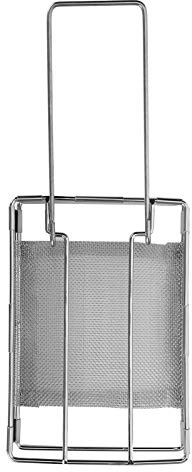Grille-Pain de Camping en Acier Inoxydable, Support à Pain Pliable Support à Pain de Camping Portable avec Sac de Rangement pour la Cuisine à Domicile Pique-nique en Plein Air