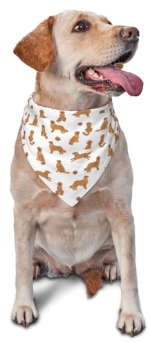 Hundehalstuch, Dreieckstuch mit Labrador-Retriever-Motiv, niedliches Hundezubehör, Hundehalstücher