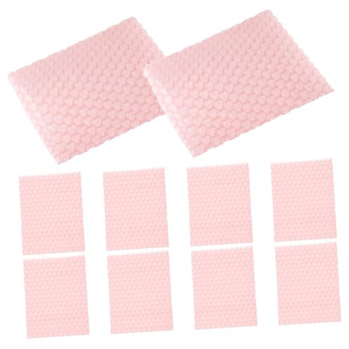 ULTECHNOVO 10 Stück Luftpolster Versandtaschen in Herzform Rosa Selbstklebend Stoßfest Schützende Taschen Für Versand Und Verpackung