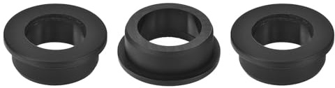 QUARKZMAN 3 Stück Kabeldurchführung Gummi, 30mm ID 40mm Bohrloch Gummitüllen Silikon Top Hat Lochstopfen Gummidichtung Gummistopfen Schutz von Drähten Kabeln für Verkabelung, Schwarz