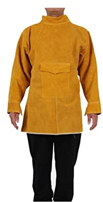 Equipaggiamento protettivo per saldatura A Gavana del grembiule ad anteprima anti-fiamma Abbigliamento protettivo Atmostato for abbigliamento for saldatura Giacca in pelle per fabbricanti, saldatori,