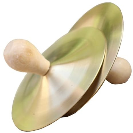 Bacino a mano in rame, design portatile, registrazione unica, 2 pezzi Crash Cymbal per prestazioni orchestrali, materiale in ottone