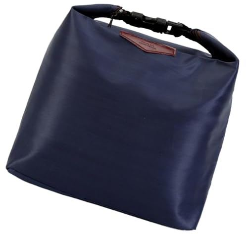 Qsvbeeqj Bolsa de almuerzo aislada multiusos, pequeña bolsa de refrigeración portátil para comidas, lonchera térmica con contenedor de alimentos con cremallera, compacto