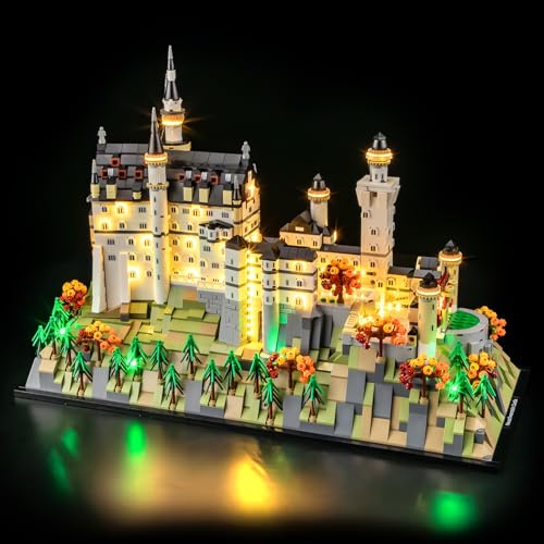 BRIKSMAX LED Beleuchtung kompatibel mit LEGO 21063 Neuschwanstein