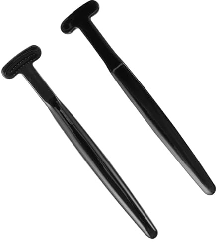 HAPINARY 2 St Svart Bambukol Tungskrapa för Munhygien Ergonomisk Design för Rengöring och Borttagning Dålig Andedräkt Lättanvänd Tungborste för Djup Rengöring