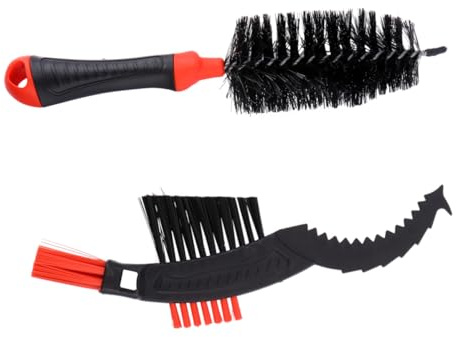 VICASKY 2pcs Tire Brush for Bike Chain Cleaning Bike Chain Clean Brush and Tires for Bicycle Maintenance