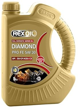 Rexoil Diamond Pro FE 5W-30 Motoröl Longlife - 5L - 504/507.00,229.51,229.52,Longlife-4, API SN/CF ACEA C3