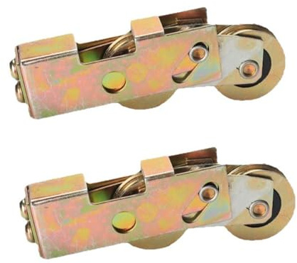 NVOQILIN 2Pcs Sliding Patio Door Rollers Ball Bearing Rear Sliding Door Wheel Replacement Adjustable Bearing Wheel