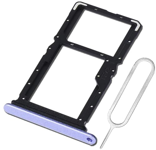 ExtKry Bandeja SIM para Xiaomi Redmi Note 13 Pro 4G/Poco M6 Pro 4G,Morado | Calidad original bandeja de tarjeta SIM bandeja para SIM bandeja ranura SIM bandeja tarjeta SIM con aguja eyectora.
