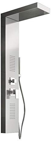 Pannello Doccia Idromassaggio A Tre Vie In Acciaio Lucido