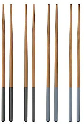 Typhoon World Foods Set of 4 Bamboo Chopsticks