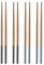 Typhoon World Foods Set of 4 Bamboo Chopsticks
