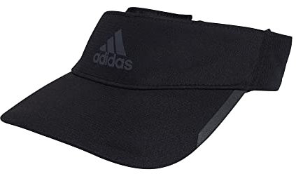 adidas Unisex Visor Aeroready Runner Visor, Black, HB1306, OSFL