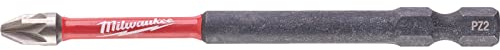 Milwaukee Shockwave Impact Duty Pozi Screwdriver Bit - PZ2 x 90mm (1 Pack)
