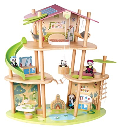 Hape Green Planet Explorers Das Bambushaus der Pandas