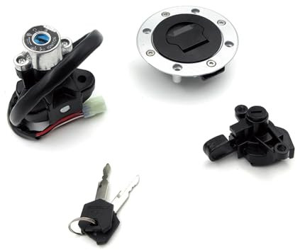 Motorrad Zündschalter Motorräder Zündschloss Sperren Kraftstoff Tankdeckel Abdeckung Sitz Griff Schlösser Für Suzuki Für Bandit GSF 600 96-99 GSF 1200 Für Bandit 96-05