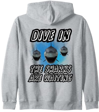 Tauchen mit Haien Haitauchen Haitaucher shark diving Kapuzenjacke