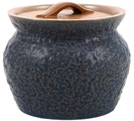 Amosfun Marmite À Ragoût Bol À Soupe En Porcelaine Bol À Soupe Chinois Avec Couvercle Marmite Chinoise Cocotte En Céramique À e De Cuisine À e Aux Œufs
