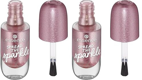 Essence Cosmetics Gel Nail Colour Esmalte De Uñas, De Larga Duración, Expresión Del Resultado, Secado Rápido, Brillante, Color Intenso, 8 ml (Paquete de 2)