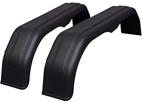 vidaXL 2X Parafanghi in Plastica Set per Ruote Rimorchi 240x1650mm Paraspruzzi