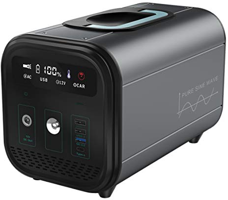 Station d'énergie portable Etna VolcanoBat 384 Wh/120 000 mAh Accumulateur d'énergie à onde sinusoïdale pure avec batterie LiFePO4, sorties AC/DC/USB-C/voiture, camping, caravanes, camping-cars
