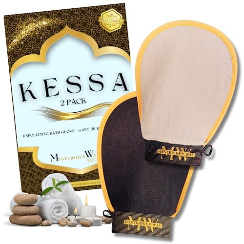 Kessa Peeling 2-in-1 Gesicht & Körper, empfindliche Haut, Pflege und Tiefenreinigung, Kessa Hammam und Spa