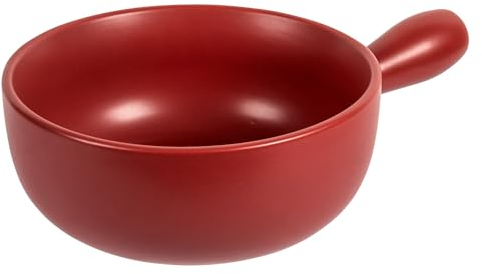 KUHN RIKON Caquelon Classic rojo mate Ø 23 cm, 2,6 litros de capacidad para 4-6 personas, arcilla de alta calidad