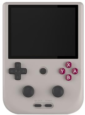 BAUBAUPLAY Console de Jeux Portable Rétro RG405V, 4 Pouces Console de Jeux Vidéo Rétro Android Système（4+128G）+128G avec 3000 Jeux Classiques Pocket Handheld Game Console