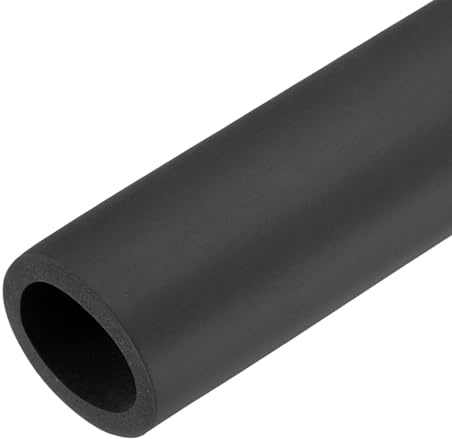 QUARKZMAN 2 x 45.7cm Rohrisolierung Schaumstoff, Durchmesser 30mm Isolierstärke 5mm Heizungsrohr Verkleidung für Fitnessgeräte, Rohre, Handhaben (Schwarz)