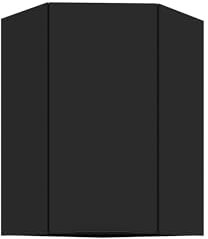 Küchen Eckhängeschrank 60x60 cm Siena Schwarz Küche Küchenzeile Küchenblock