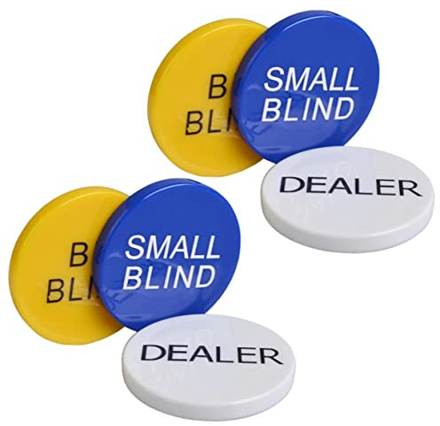 DRESSOOS 2sätze Pokerzählchips Bingospielmarker Geldzählmarken Belohnungsmünzen Spielchips Chips Für Poker Bingo