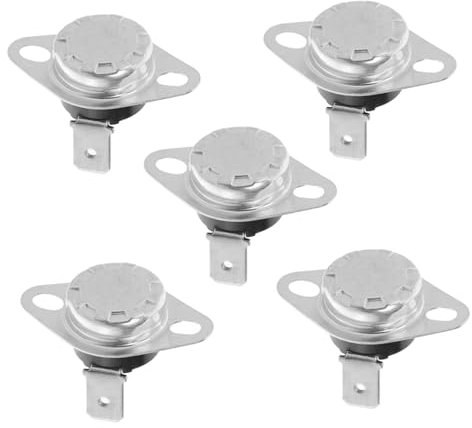 HOMSFOU 20pcs Thermostat for Fridge Central Heating Thermal Fuse Reptile Boiler Greenhouse Thermostat