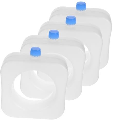 Hemobllo 4piezas Caja De Cristales De Hielo Reutilizables Moldes para Cubitos De Hielo Bandeja De Congelador para Aire Acondicionado Ventilador Refrigerador Portátil para Congelador