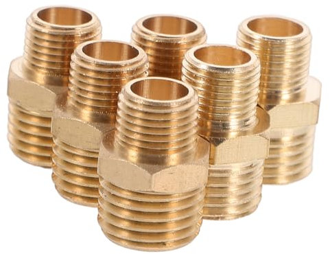 POPETPOP 6pezzi Connettore Per Flessibile in Metallo Raccordo Connettori Per Kit Riparazione Adattatore Facile Installazione Senza Attrezzi