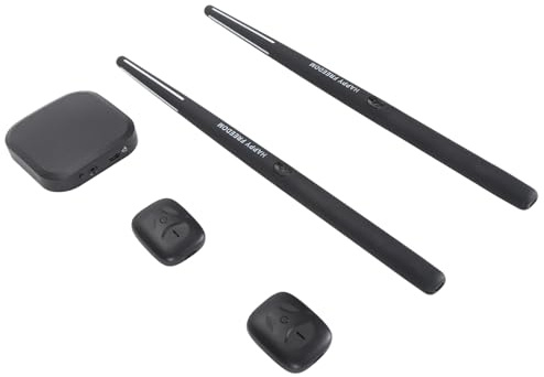lyrlody Virtual Drum Kit, Beeindruckende Bewegungsemerkennung, Robustes ABS -Design, Leichte Tragbare, Fortschrittliche Elektronische Drum -Set für Virtuelle Technologie