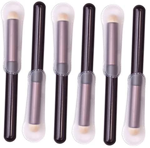 WEKADRIN 6pcs Makeup Brush Set with Comfortable High-density Artificial Fiber Heads, Concealer Applicators for Foundation and Precise Powder Application, Portable Cosmetic Tool for Daily