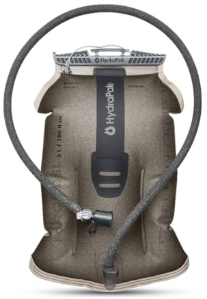 Hydrapak Force DSL Ultra-Durable Water Bladder/Reservoir for Tactical Hydration Backpacks & Plate Carriers, 3-Liter, Low-Profile, Insulated Tube, Safe & Reliable