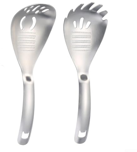 Cuchara de cocina multiusos de acero inoxidable 304 con rallador, cuchara ranurada, separador de huevos y abridor (estilo B)