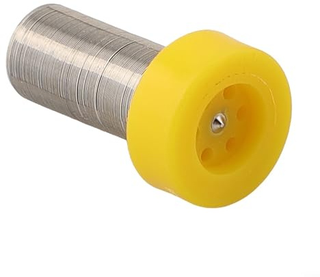 Caswynlife Stainless Steel Paint Sprayer Filter Mesh, 304 SS Tip Screen with Nylon Cap for Pneumatic Air Tools, Sandblasters, Spray, Multiple Mesh Sizes(200 Mesh)