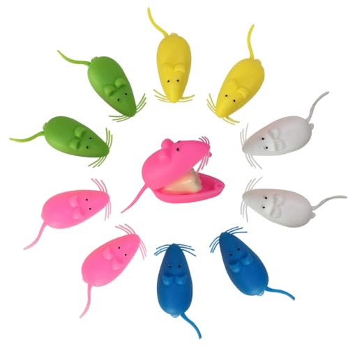 FIQLUL 10 Piezas Caja Dientes de Leche Niño y Niña, Organizador de Recuerdos para Guardar Dientes de Bebé, Cajita Ratoncito Pérez de Plástico PP, Almacenamiento Seguro y Duradero, Colores Aleatorios